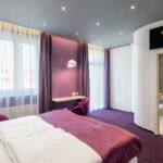 420 - dvoulůžkový pokoj typu Imperial Design Deluxe s manželskou postelí nebo oddělenými postelemi, vířivou vanou a balkónem - Lavande - Lukáš Čapka