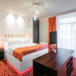 403 - dvoulůžkový pokoj typu Premium Imperial s manželskou postelí, vířivou vanou a balkónem - Naruby - Bořek Šípek