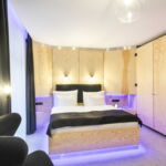 202 - dvoulůžkový pokoj typu Imperial Design Deluxe s manželskou postelí, vířivou vanou a balkónem - Artless Room - Ondřej Plašil