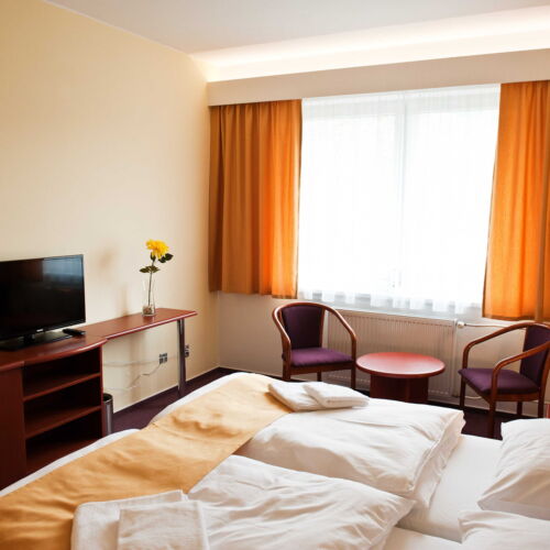 Pokoj pro 2 os. s výhledem na řeku 