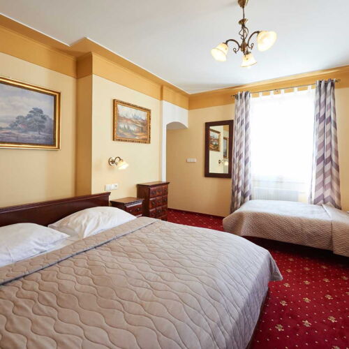 Superior Pokoj se sprchou s manželskou postelí