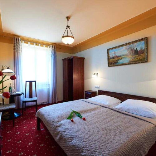 Komfort Pokoj se sprchou s manželskou postelí