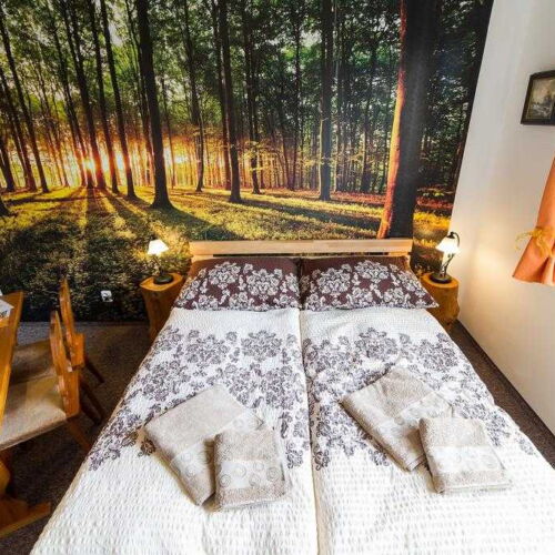 Camera cvadrupla cu duș