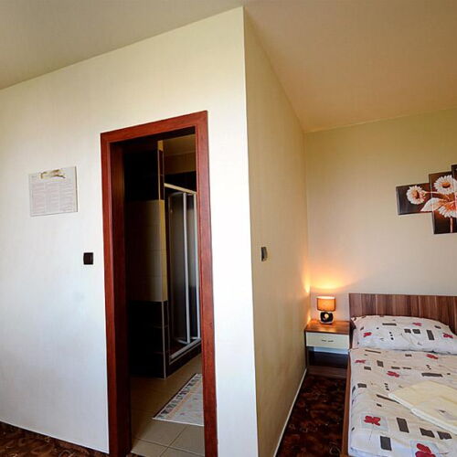 Camera twin cu duș (se poate solicita pat suplimentar)