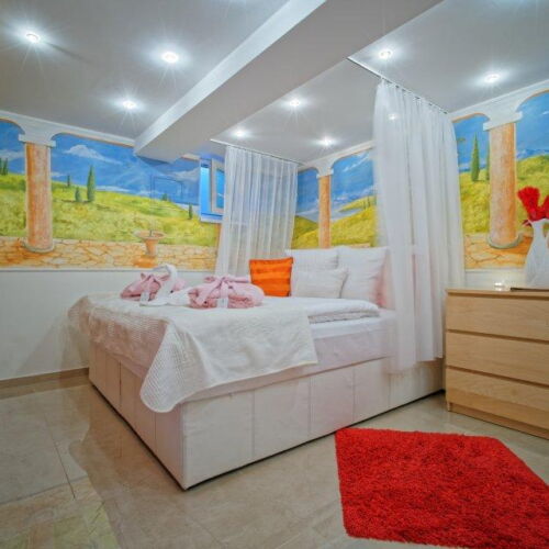 Romantik  Pokoj s manželskou postelí