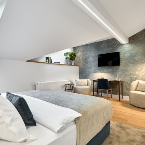 Pokój 2-osobowy na piętrze Przyjemny wystrój wnętrz
