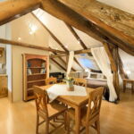 Attic Apartment for 2 Persons with Shower (extra bed available)