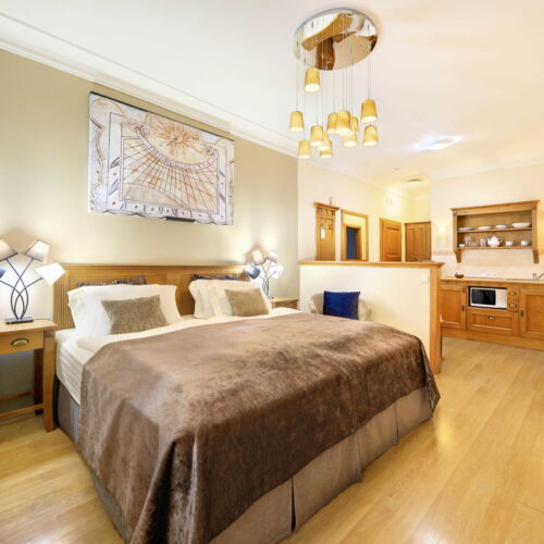 Studio Apartman s manželskou postelí s 1 ložnicí na přízemí