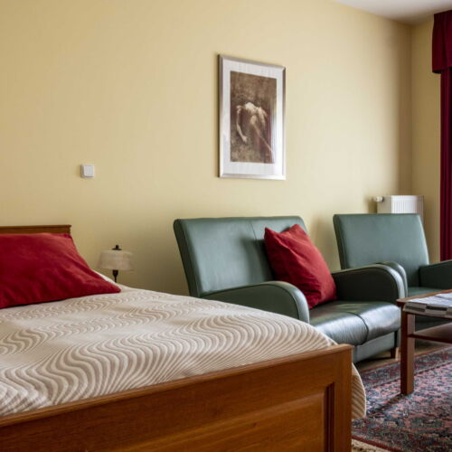 Apartman s balkónem s vlastní kuchyní s manželskou postelí s 1 ložnicí (s možností přistýlky)