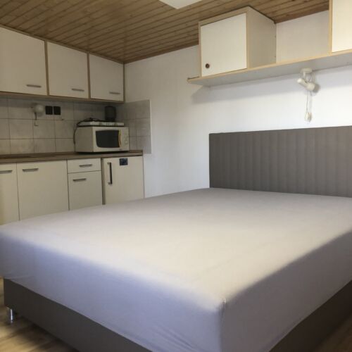 Apartament 3-osobowy na parterze z widokiem na dziedziniec z 1 pomieszczeniem sypialnianym