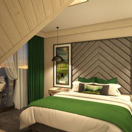 Apartament 4-osobowy Superior z telewizorem LCD/plazmą z 2 pomieszczeniami sypialnianymi