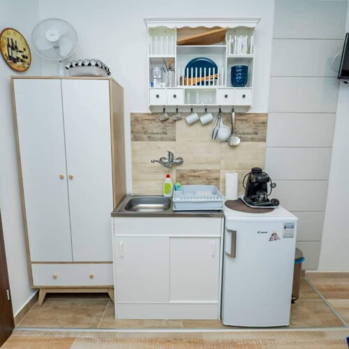 Ground Floor Twin 1-Room Apartment for 2 Persons