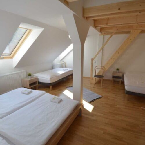 Mansard 7 Person Room