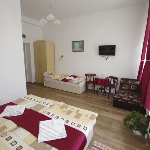 Camera tripla standard la parter (se poate solicita pat suplimentar)