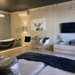 Exclusive 1-Zimmer-Apartment für 2 Personen mit Badewanne