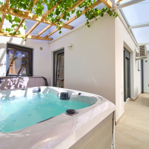 Apartament 3-osobowy Deluxe z tarasem z 2 pomieszczeniami sypialnianymi