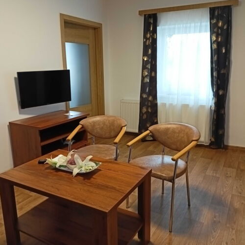 Pokój 2-osobowy z prysznicem z aneksem kuchennym (możliwa dostawka)