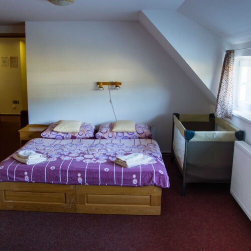 Pokoj se sprchou  pro 4 os. (s možností přistýlky)