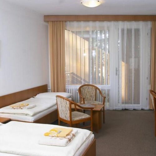 Pokoj s balkónem se sprchou pro 1 os.