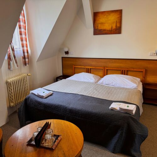 Pokoj se sprchou pro 4 os. v podkroví