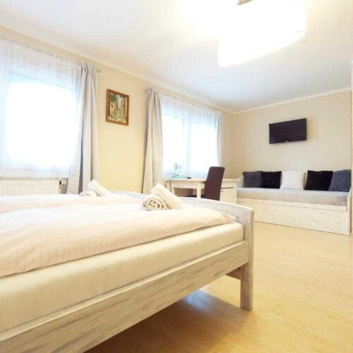 Camera tripla cu duș