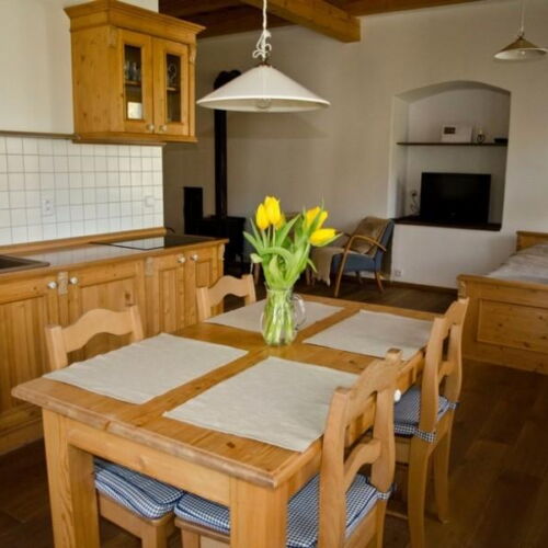 Apartman se sprchou s privátní koupelnou mimo apartmán pro 12 os.