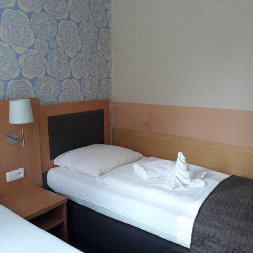 Zuhanyzós egyágyas szoba