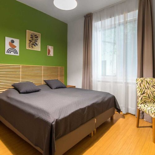 Garden View Double Room (extra beds available)