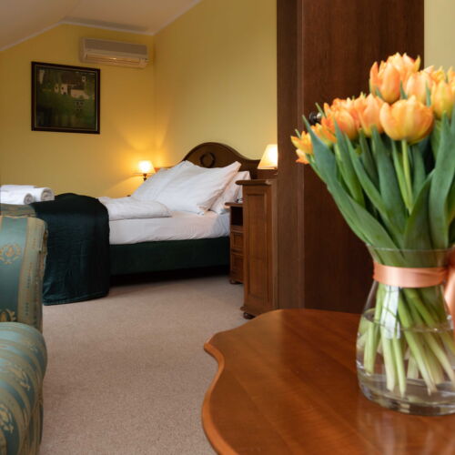 Pokoj s klimatizací s terasou pro 3 os.