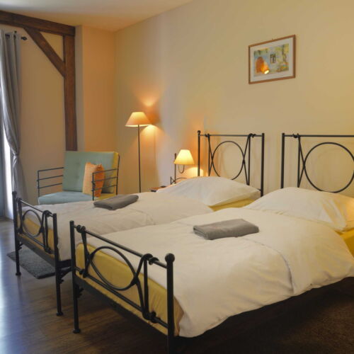 Camera twin cu duș cu aer condiționat