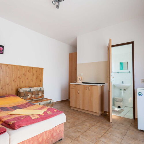 Pokoj se sprchou s terasou pro 2 os.