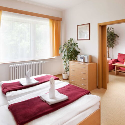 Pokoj se sprchou  pro 4 os.