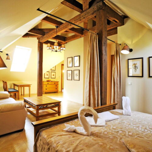 Pokoj se sprchou  pro 4 os. (s možností přistýlky)