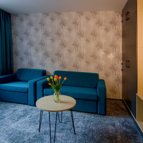 Camera tripla cu duș hlavní budova