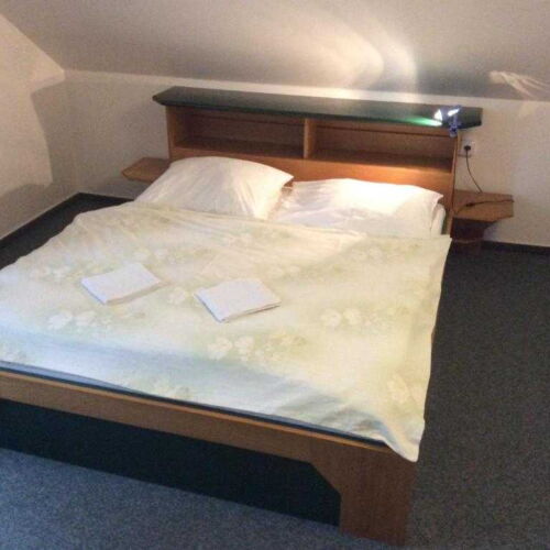 Pokoj se sprchou  s manželskou postelí