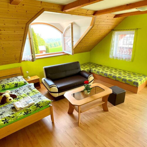 Apartament cu balcon cu duș cu 1 camera pentru 4 pers.