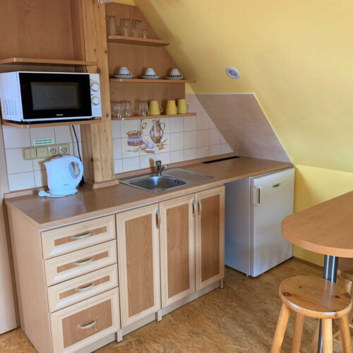 Apartament studio cu duș cu 1 camera pentru 3 pers.