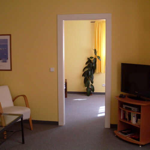 Apartament 4-osobowy z prysznicem z aneksem kuchennym z 2 pomieszczeniami sypialnianymi