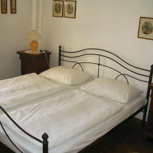 Pokoj se sprchou  s manželskou postelí