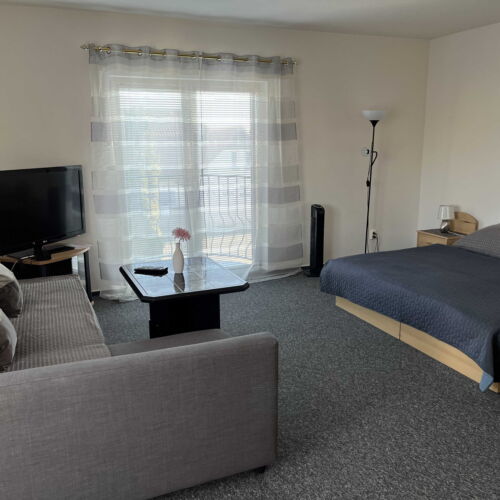 Mansard 2-Room Apartment for 3 Persons with Kitchenette