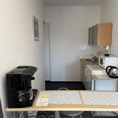 Mansard 2-Room Apartment for 4 Persons with Kitchenette