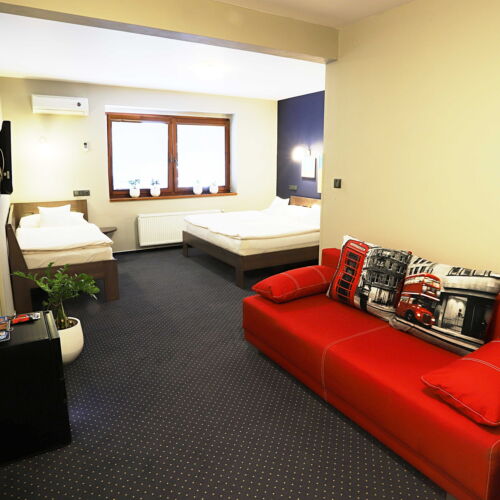 Studio 1-Room Air Conditioned Apartment for 3 Persons (extra beds available)