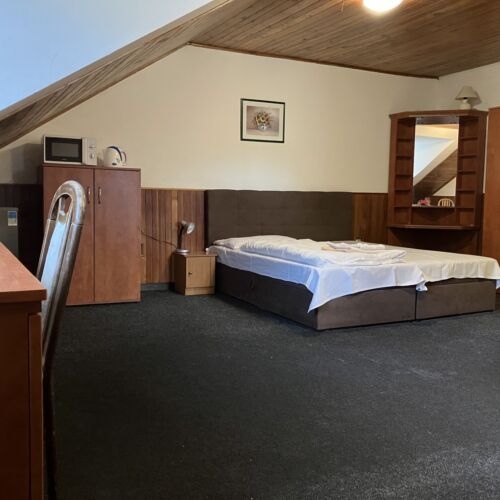 Pokoj s koupelnou se sprchou pro 6 os.