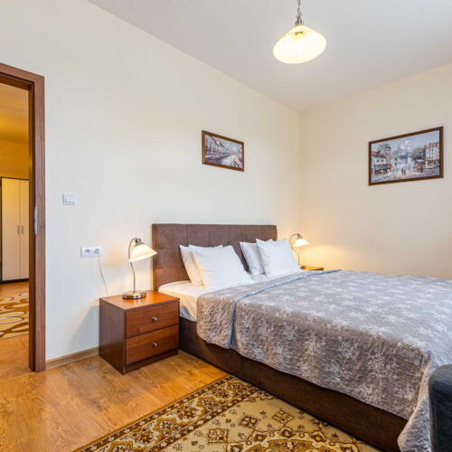 Standard Apartman se sprchou s manželskou postelí s 1 ložnicí (s možností přistýlky)