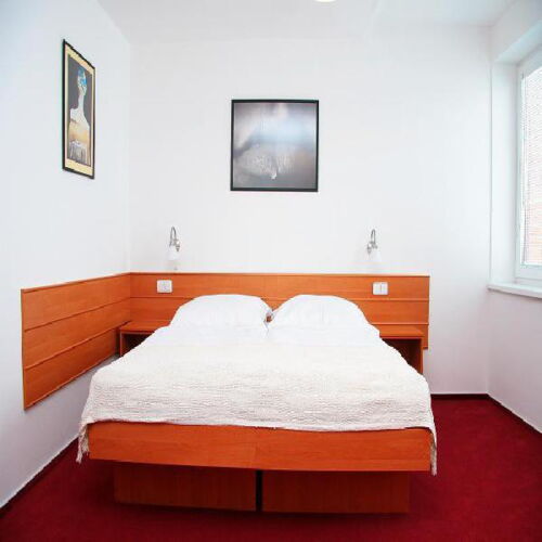 Camera twin cu duș cu chicinetă comună (se poate solicita pat suplimentar)