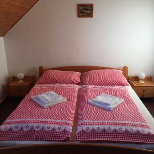 Dvoulůžkový pokoj s manželskou postelí