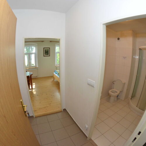 Apartman se sprchou  pro 6 os. s 1 ložnicí