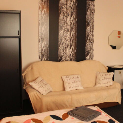 Pokoj se sprchou  s manželskou postelí (s možností přistýlky)