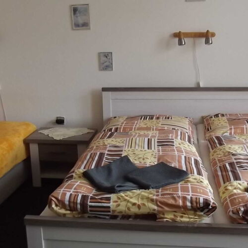 Apartman se sprchou s vlastní kuchyňkou s manželskou postelí s 1 ložnicí (s možností přistýlky)