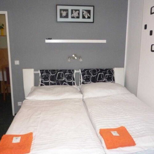 Apartman s balkónem s vlastní kuchyňkou pro 5 os. se 2 ložnicemi